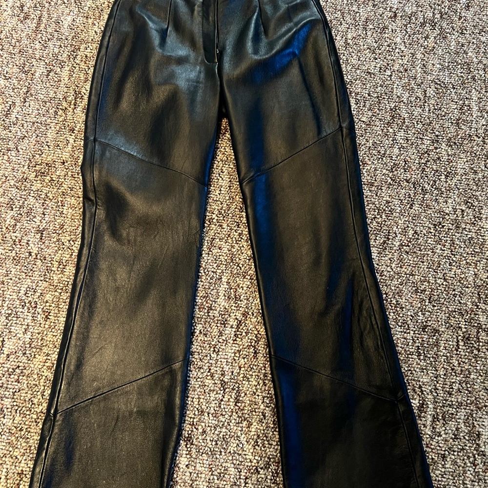 Wilsons Leather Pelle Studio lined pants size 4